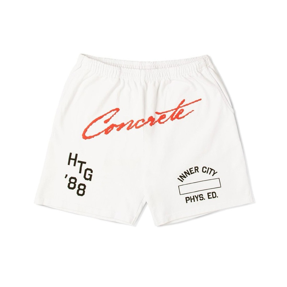 HONOR THE GIFT MEN PHYSICAL EDUCATION SHORTS (WHITE)